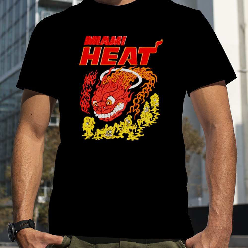 Brain Dead x NBA Miami Heat shirt