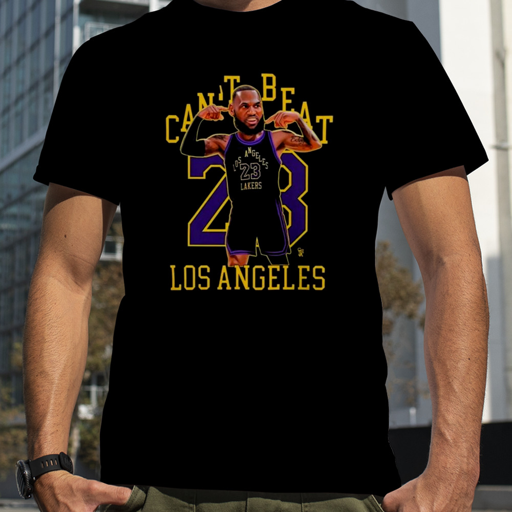 Can’t Beat La X Crazy Bron Los Angeles Lakers T-shirt