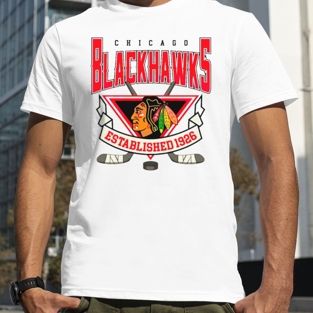 Chicago Blackhawks Hockey 1926 retro shirt