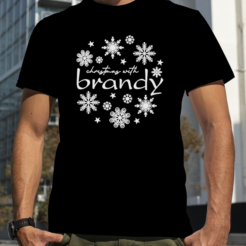 Christmas with brandy snow shirt