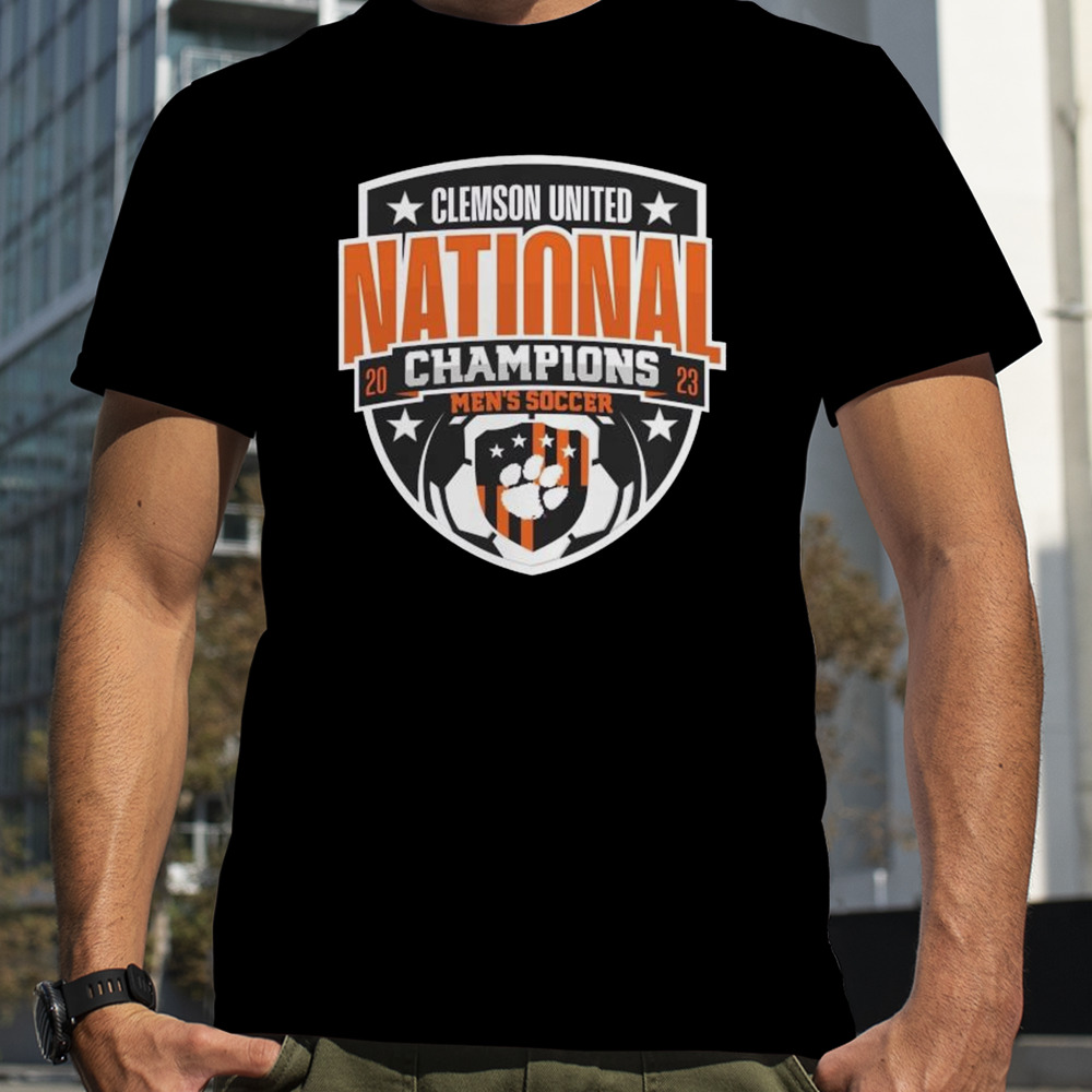 Clemson Tigers 2023 Ncaa Men’s Soccer National Champions Official Logo T-shirt