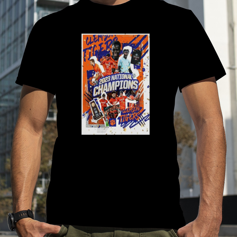 Congratulations To Clemson Tigers Is The 2023 Mens Soccer National Champions After Defeating Notre Dame 2-1 Shirt