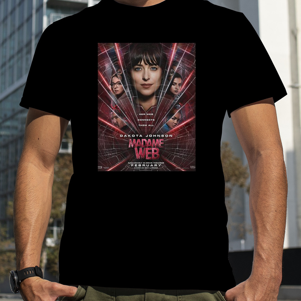 First Posters For Madame Web In Theaters On February 14 2024 T-Shirt