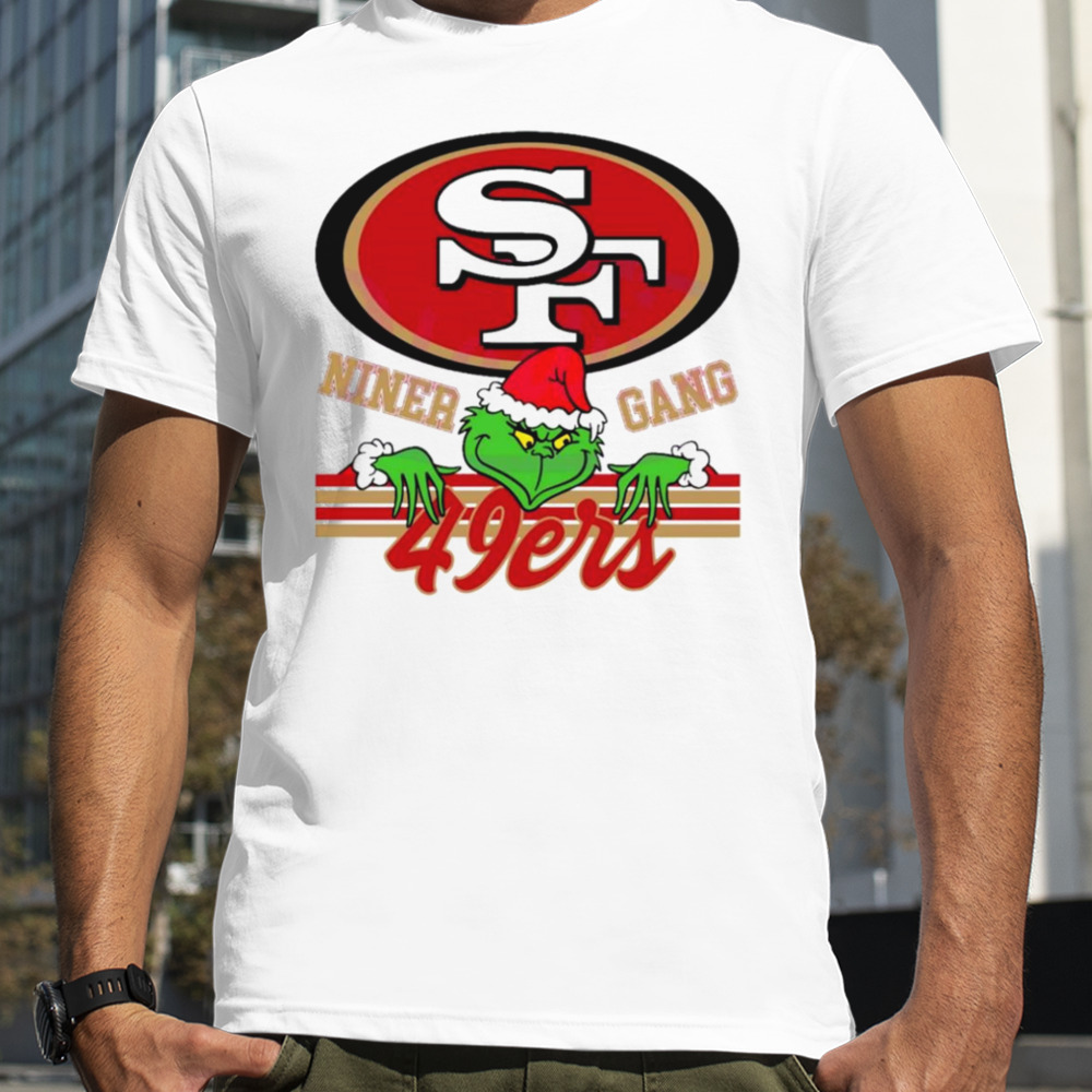 Grinch San Francisco 49ers niner gang shirt