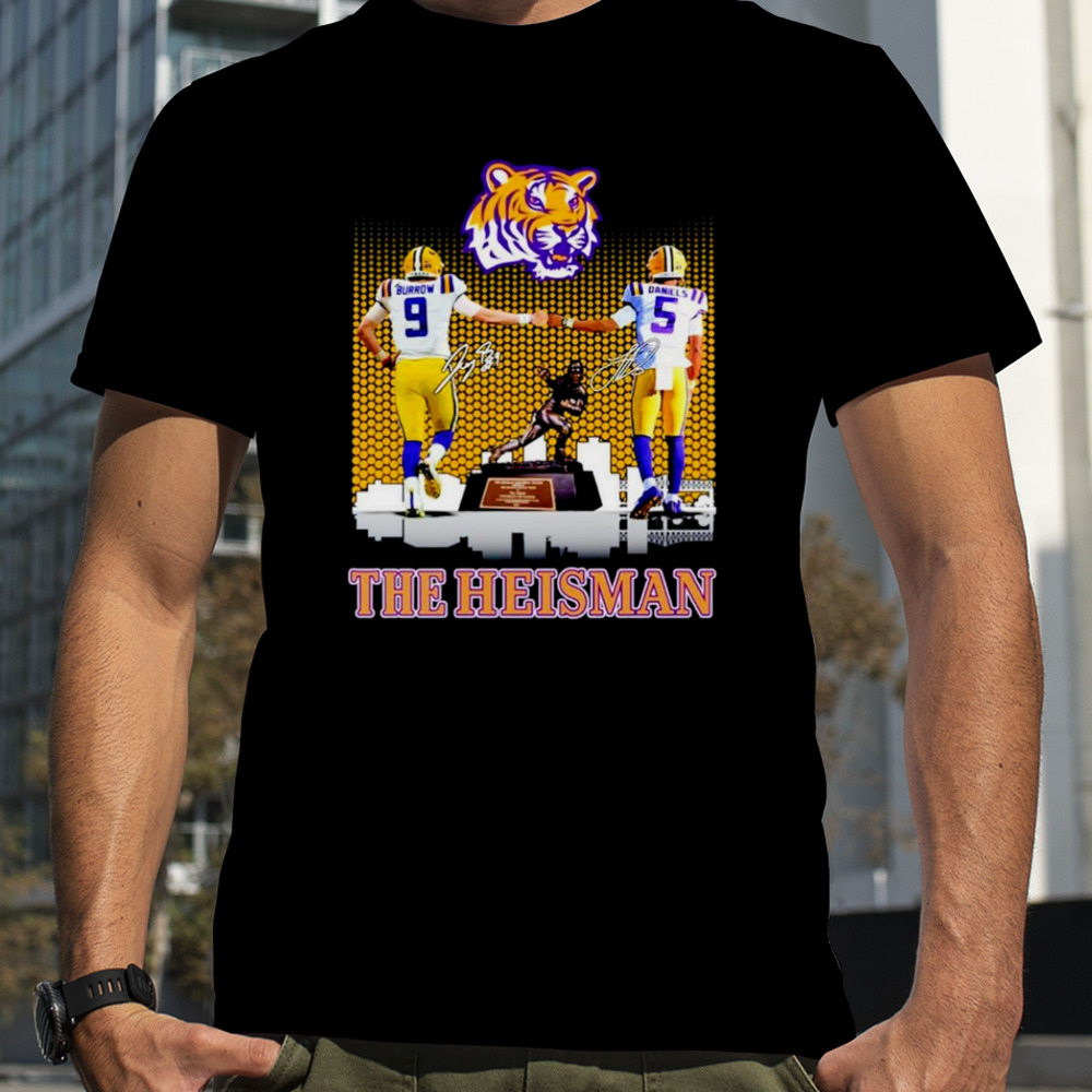 LSU Tigers The Heisman signatures shirt