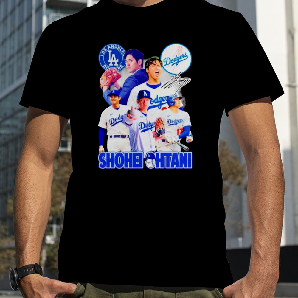 Los Angeles Dodgers Shohei Ohtani signature shirt