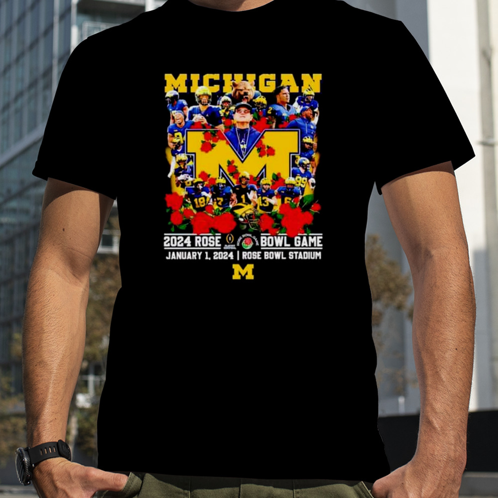 Michigan 2024 Rose Bowl Game January 1 2024 Bowl Season 2023-2024 T-Shirt