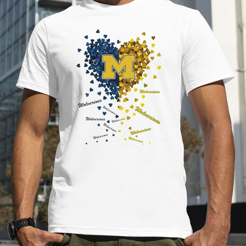 Michigan Wolverines Tiny Heart Shape 2023 Shirt