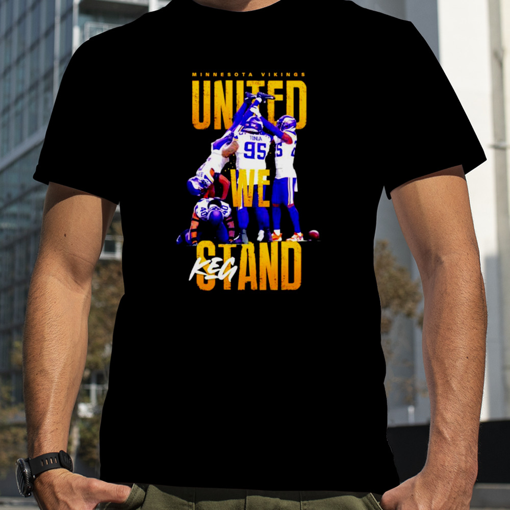 Minnesota Vikings united we stand celebration shirt