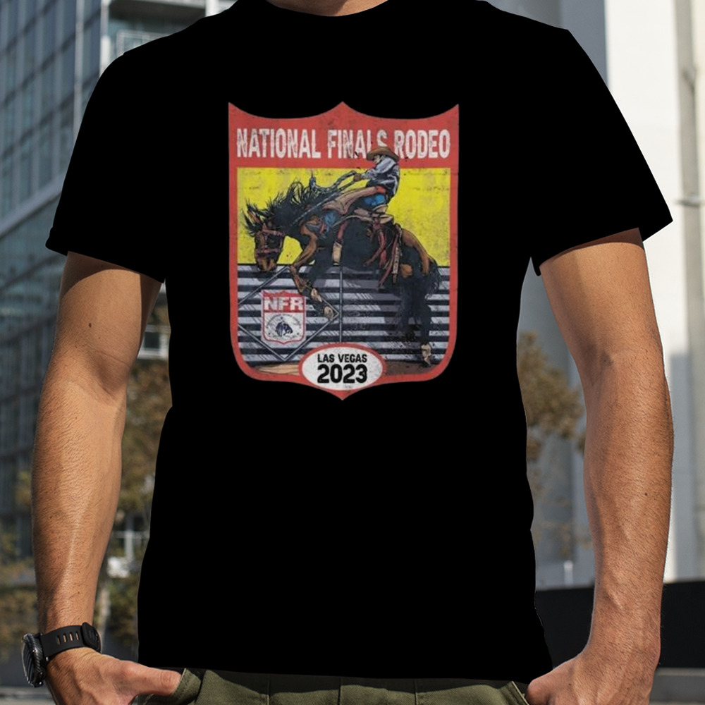 NFR 2023 Bucking Bronco Shield Shirt