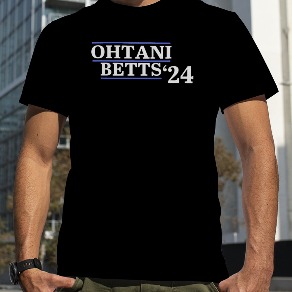 Shohei Ohtani And Mookie Betts 2024 Los Angeles Dodgers T-shirt