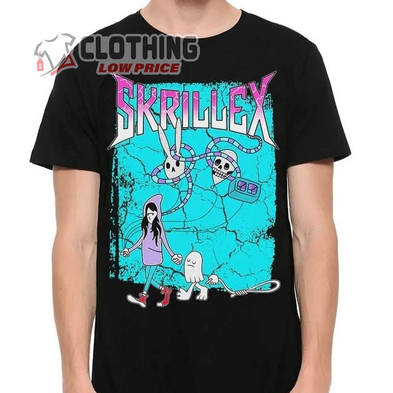 Skrillex Gost Songs 2023 T-Shirt, Skrillex Tour Dates 2023 Merch