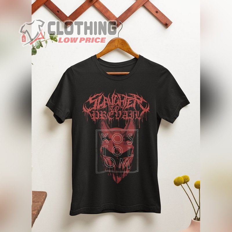 Slaughter To Prevail T- Shirt, Slaughter To Prevail New Song Shirt, Kostolom Album Shirt, Slaughter To Prevail Merch