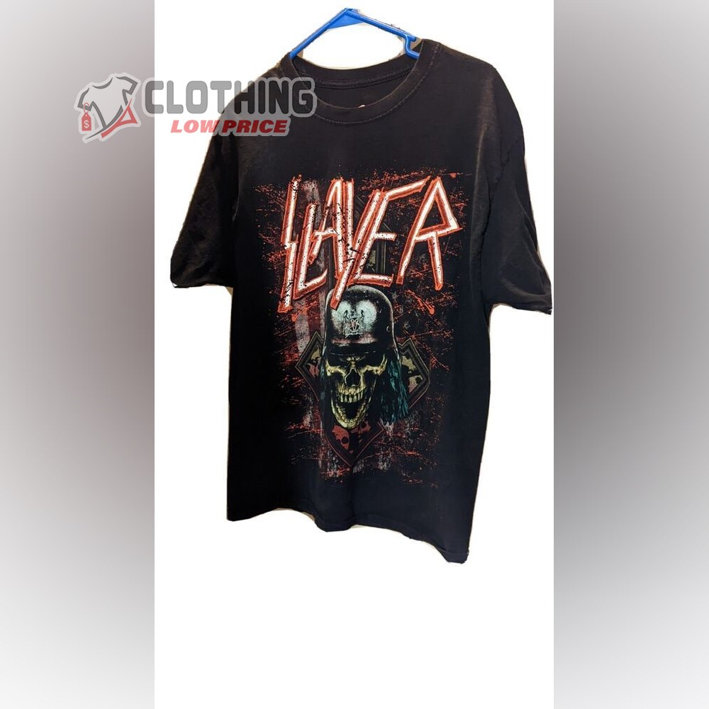 Slayer Tour Dates 2022 Merch, Slayer Album Songs T-Shirt