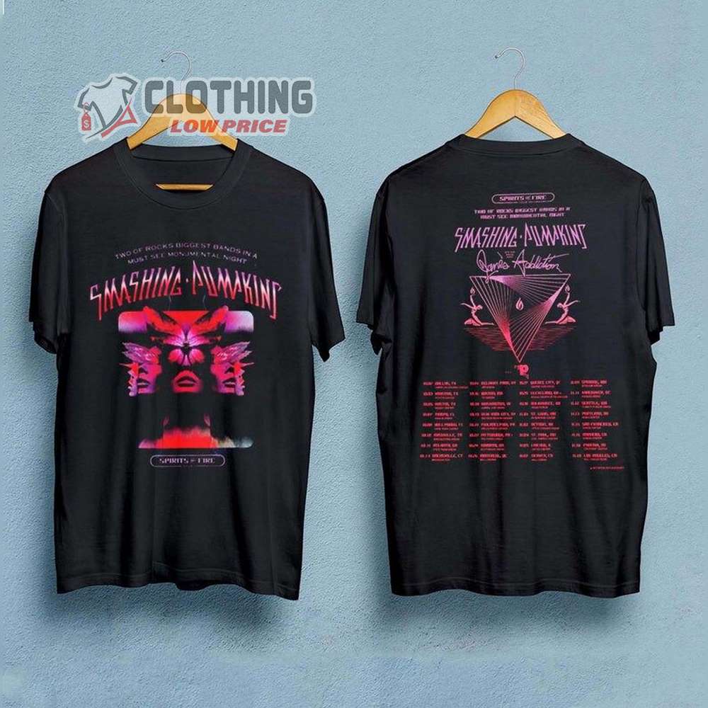 Smashing Pumpkins Tour Merch, Smashing Pumpkins Shirt, Spirits On Fire Tour 2022, Rock Tour Tee, Spirits On Fire Unisex, Hoodie, Sweatshirt