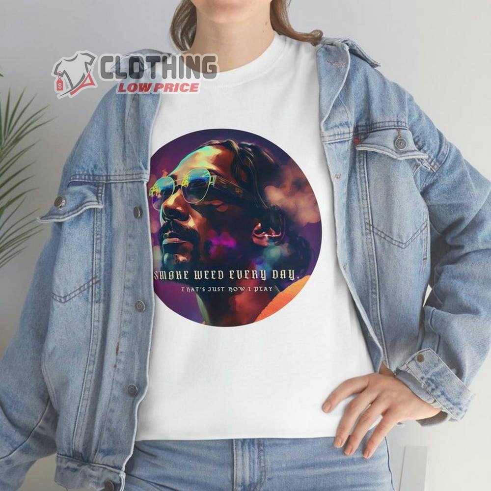 Snoop Dogg World Tour Shirt, Snoop Dogg Smoke Everyday Merch