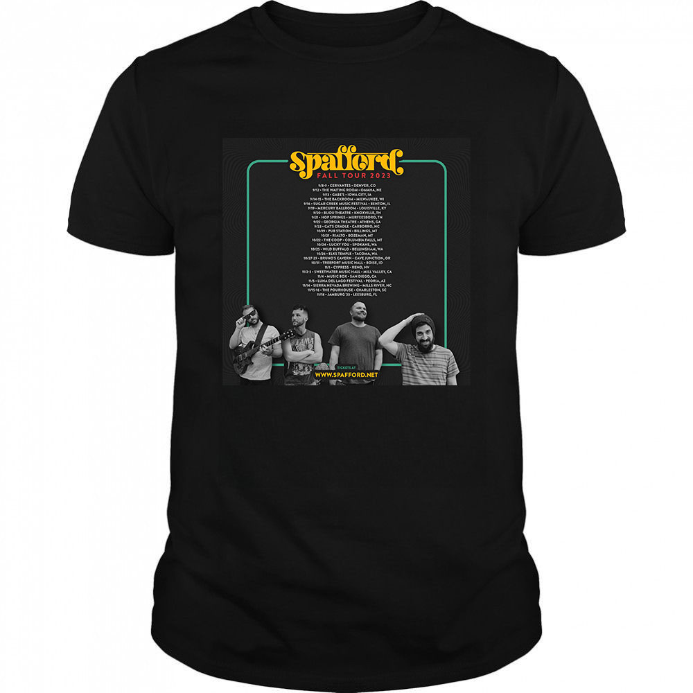 Spafford Plot Fall 2023 Tour Dates Merch, Spafford New Album Shirt, Spafford Denver Tour 2023 T-Shirt