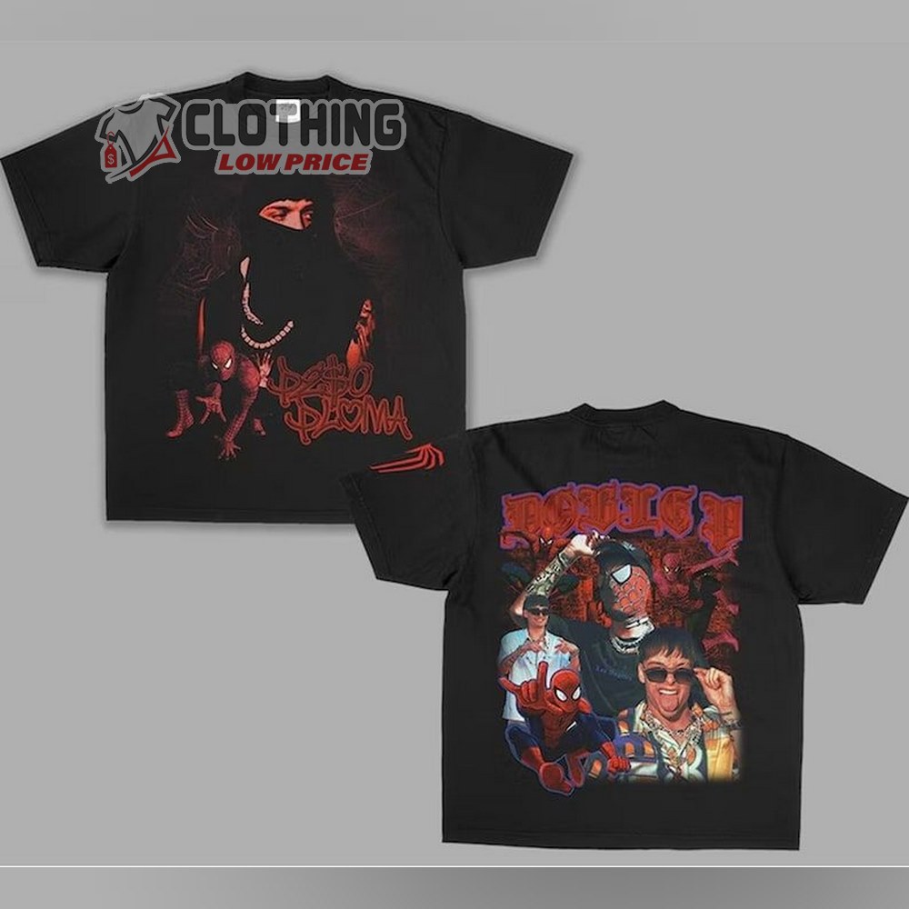 Spider X Pluma Vintage Shirt, Limited Peso Pluma Shirt, Peso Pluma Merch, Doble P Tour Shirt, Peso Pluma Fan Gift