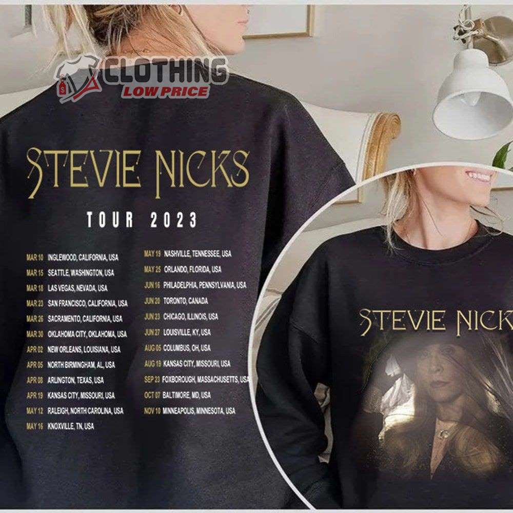 Stevie Nicks Tour 2023 Merch Fleetwood Mac Band Tour 2023 Shirt Stevie Nicks Rock Music Tour 2023 T-Shirt