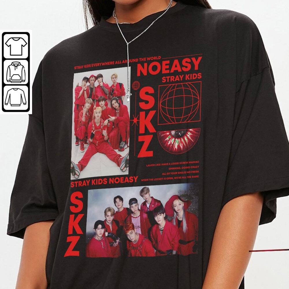 Stray Kids Noeasy Tour 2023 Merch, Stray Kids Kpop Album Shirt, Stray Kids World Tour 2023 T-Shirt