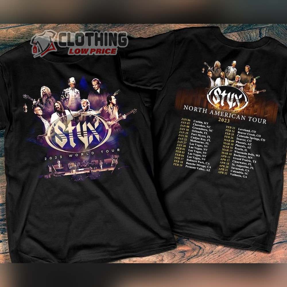 Styx World Tour 2023 Shirt, Styx North American Tour 2023 Shirt, Styx Tour 2023 Shirt, Styx Tour Merch