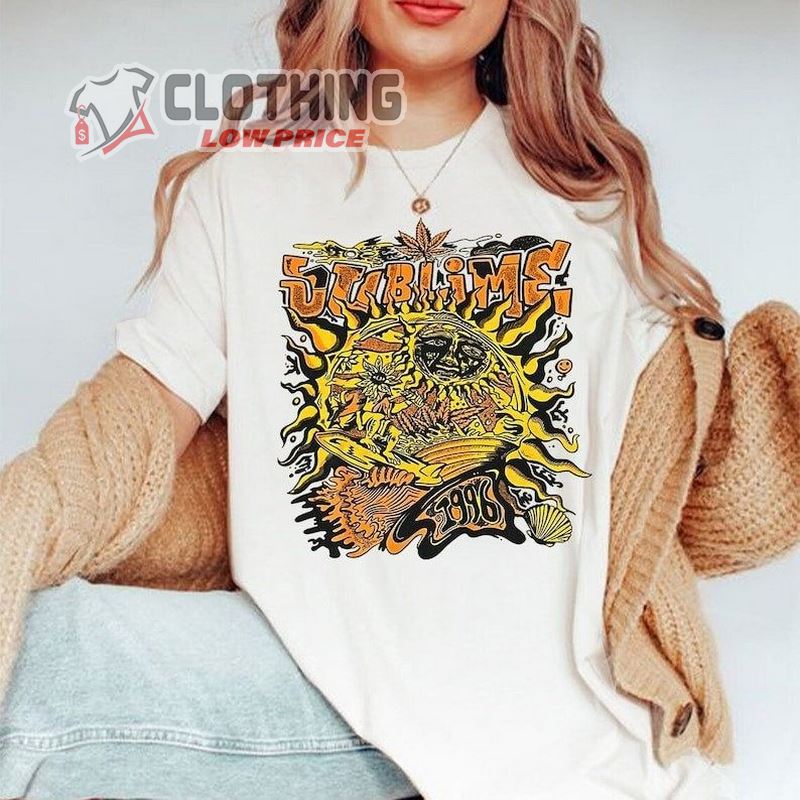 Sublime Band Graphic Tour Concert 1996 T- Shirt, Sublime With Rome Concert Merch, Sublime Tour Shirt, Sublime With Rome Concert Shirt