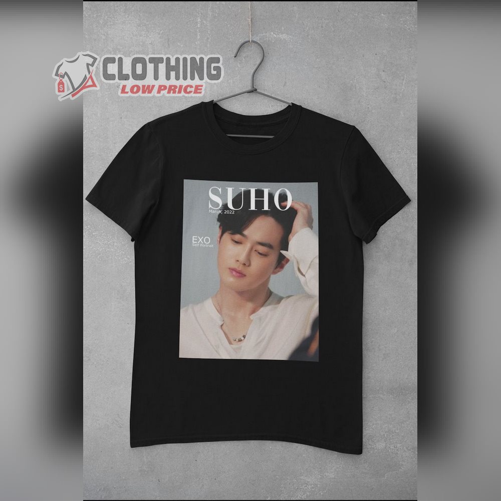 Suho Exo Kpop Shirt, Suho Exo Graphic Tshirt, Suho Exo T-Shirt, Magazine Cover Aesthetic Kpop Shirt, EXO Comeback Merch