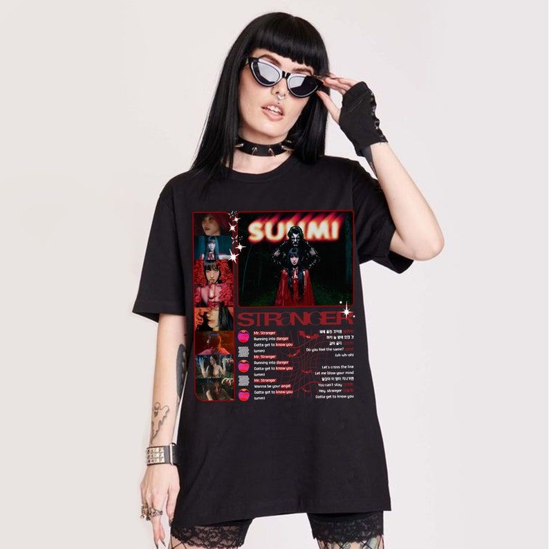 Sunmi Stranger Kpop Merch, Sunmi Vintage Retro Shirt, Sunmi Kpop Tee, Sunmi Solo Album T-Shirt