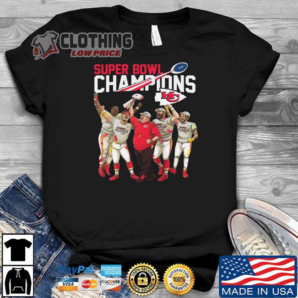 Super Bowl Champions KC Merch 2023 Super Bowl Champions Kansas City Chiefs Team Meme T-Shirt