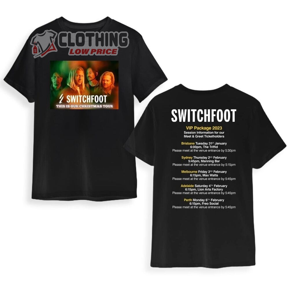 Switchfoot Tour 2023 Shirt, Switchfoot This Our Christmas Tour T-Shirt