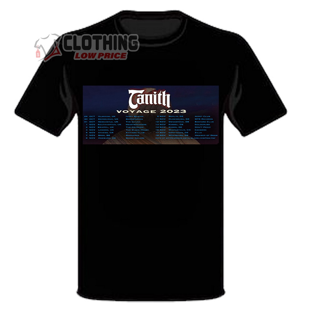 Tanith Voyage Tour 2023 Schedule Merch, The Tanith Voyage Tour Tickets And Setlist 2023 T-Shirt