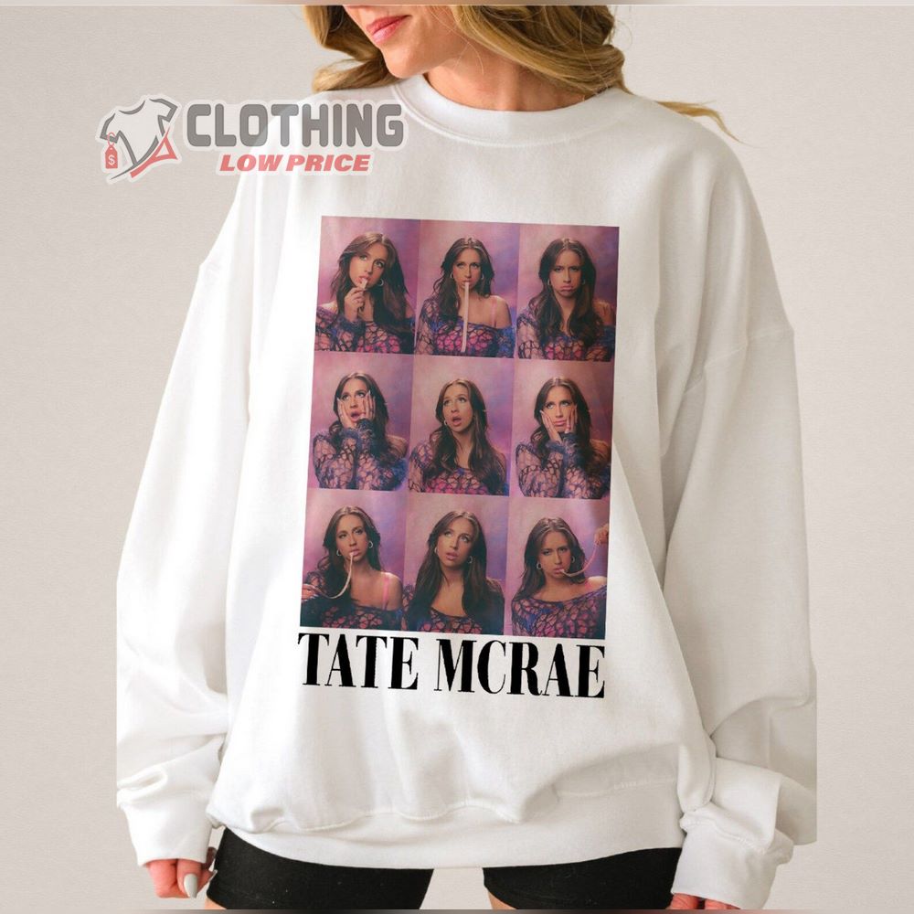 Tate Mcrae Wanna Be Tate Mcrae Sweatshirt, The Think Later World Tour 2024 Merch