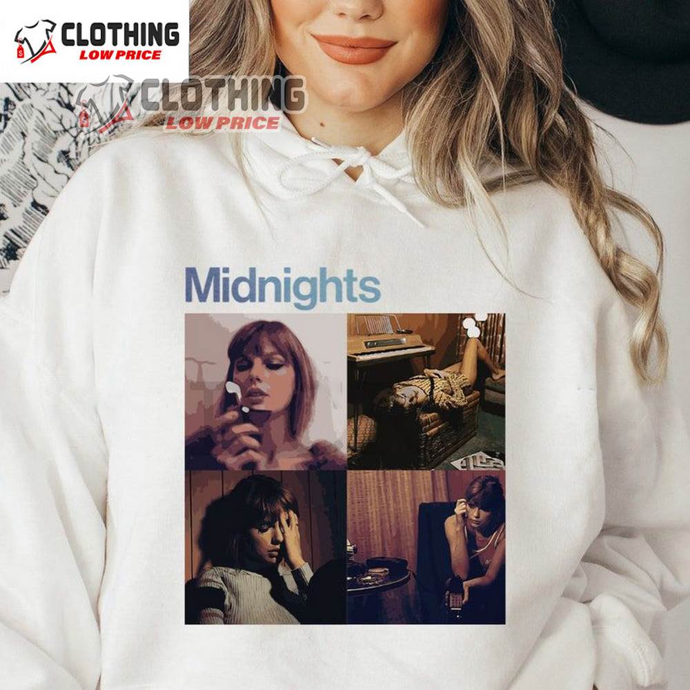 Taylor Swift Midnights Lyrics Album Shirt, Taylor Swift The Eras Tour 2023 Presale Merch Sweatshirt