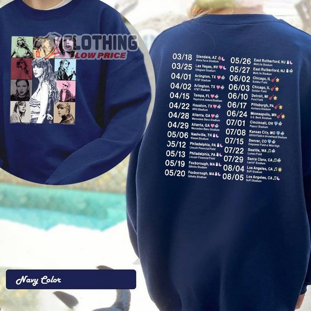 Taylor Swift The Eras Tour Dates 2023 Merch, Taylor Swift Announce Eras Tour Us Stadiums Sweater