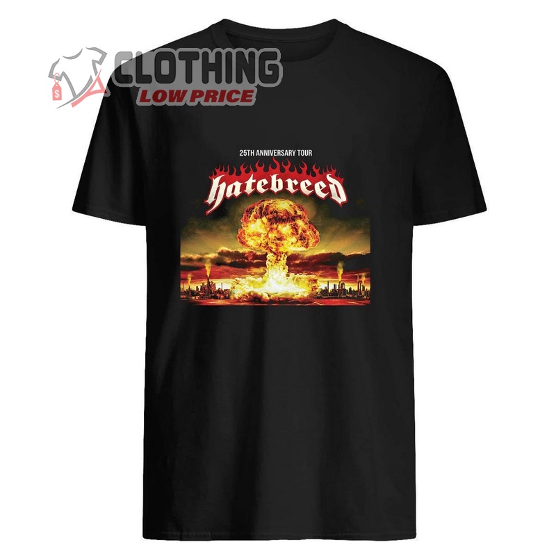 Terror Hatebreed Tour 2019 Merahmuda T- Shirt, Hatebreed Terror Unearth Tour Shirt, Hatebreed Band Tour Guide Merch