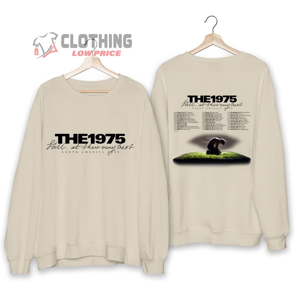 The 1975 At Their Very Best North America Tour 2023 Merch, The 1975 Band World Tour 2023 Setlist T-Shirt