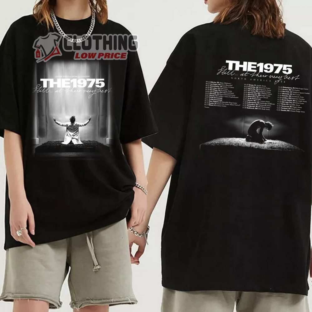 The 1975 Live On Stage In Show And Concert Merch, The 1975 At Their Very Best North America Tour 2023 T-Shirt