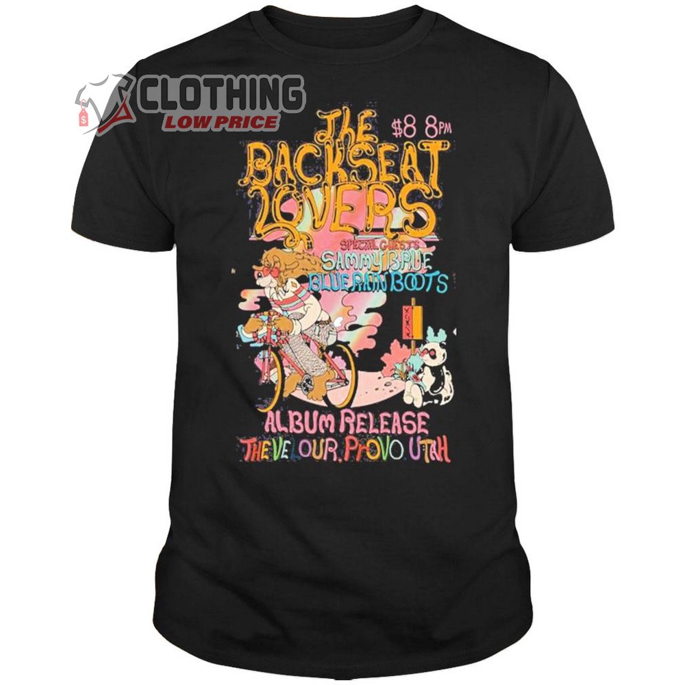 The Backseat Lovers Album Rock Band American Merch The Backseat Lovers Rock Band 2023 Shirt The Backseat Lovers World Tour 2023 T-Shirt