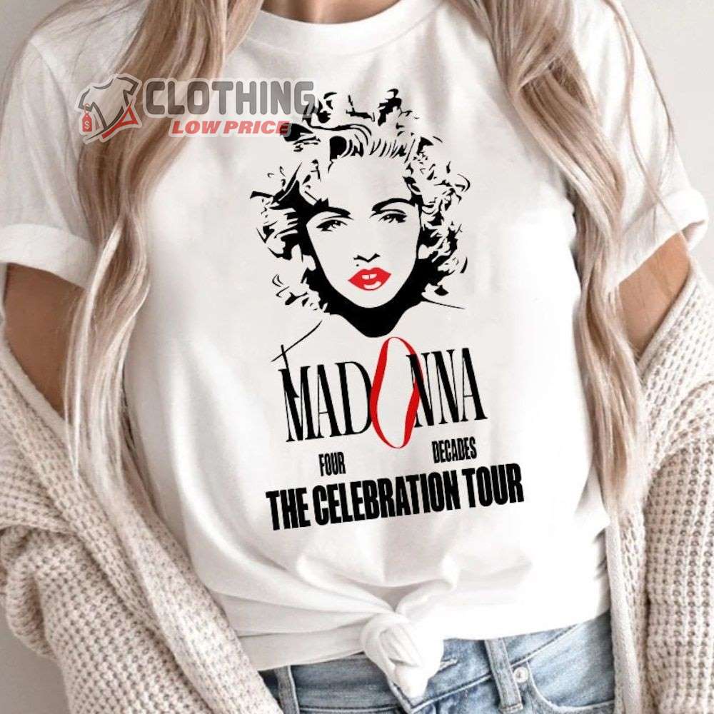 The Celebration Tour Tees, Madonna Shirts, Madonna The Celebration Tour 2023 Shirt, Madonna 'Queen Of Pop Tee, Music Shirt, Madonna Merch