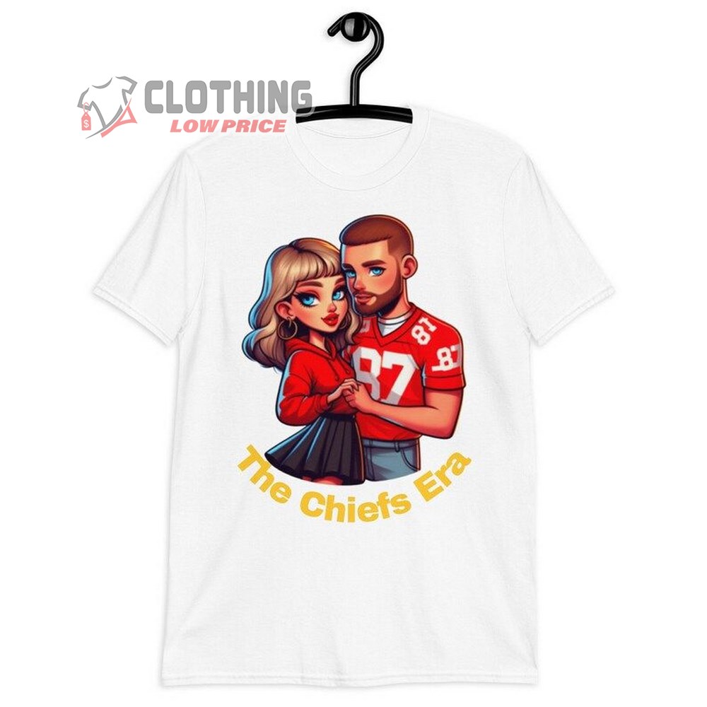 The Chiefs Era Shirt, Travis Kelce Taylor Swift Lover Shirt, Taylor Boyfriend Tee, Taylor Swift And Travis Kelce Fan Gift