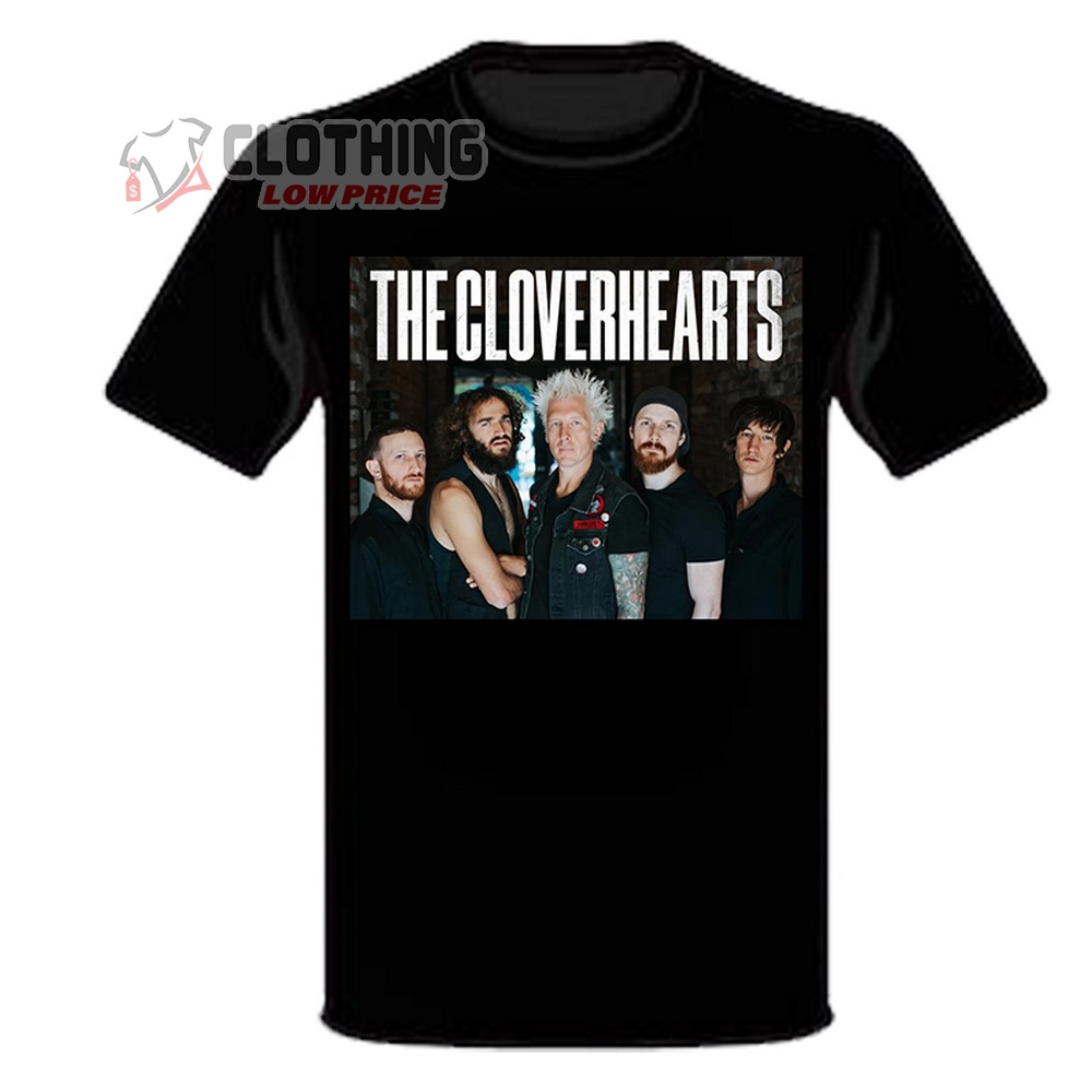 The Cloverhearts EU Tour 2023 Frankfurt Merch, Cloverhearts Frankfurt Tour 2023 Poster T-Shirt