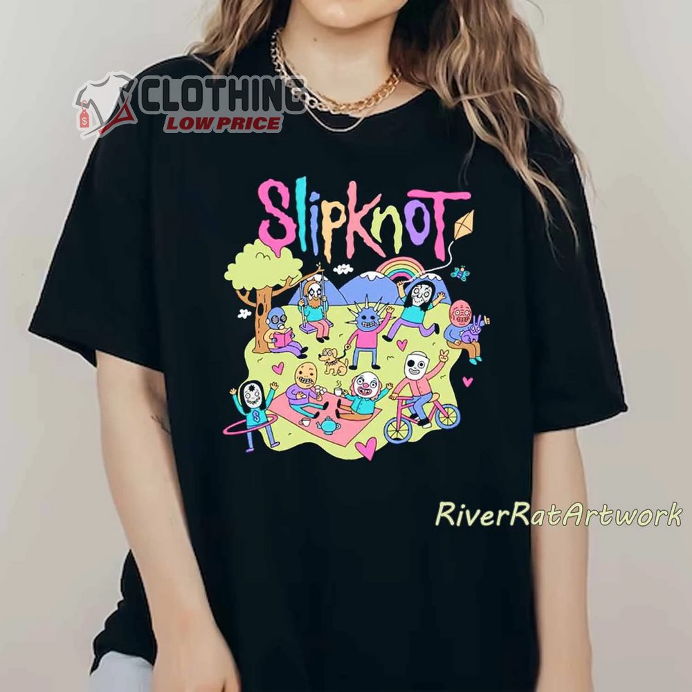 The End So Far Europe Tour 2023 Merch Slipknot Tour 2023 Shirt Slipknot Tour 2023 Ticket T-Shirt