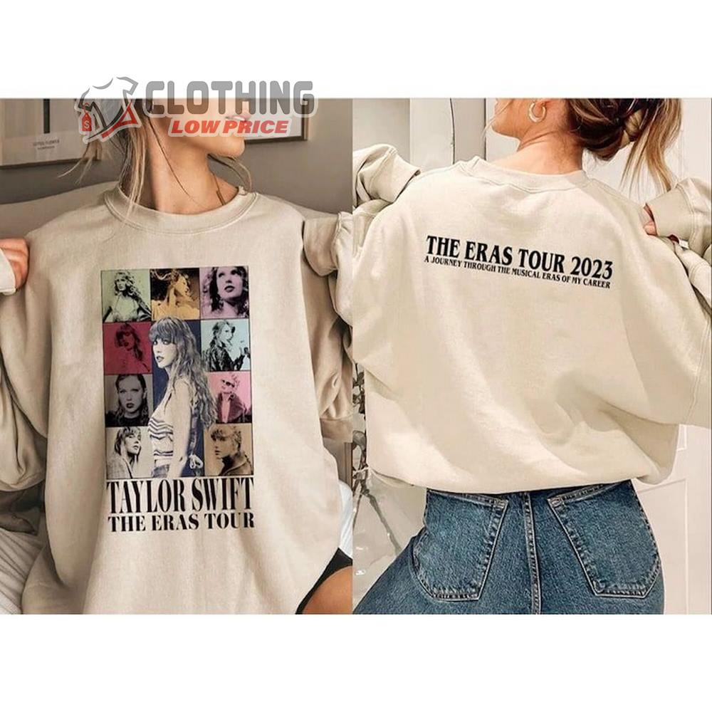 The Eras Tour 2023 New Show Added Sweatshirt, The Eras Tour Taylor Merch T- Shirt, Taylor Swift Fans Ticketmaster T- Shirt, Taylor Swift Tour 2023 Gift