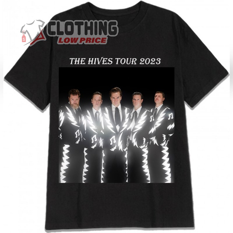 The Hives Us Tour T- Shirt, The Hives Members Shirt, The Hives Band Merch, The Hives Tickets Merch