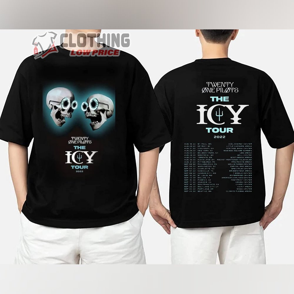 The Icy Concert Tour Shirt, Twenty One Pilots Tour Merch, The Icy Setlist Hoodie