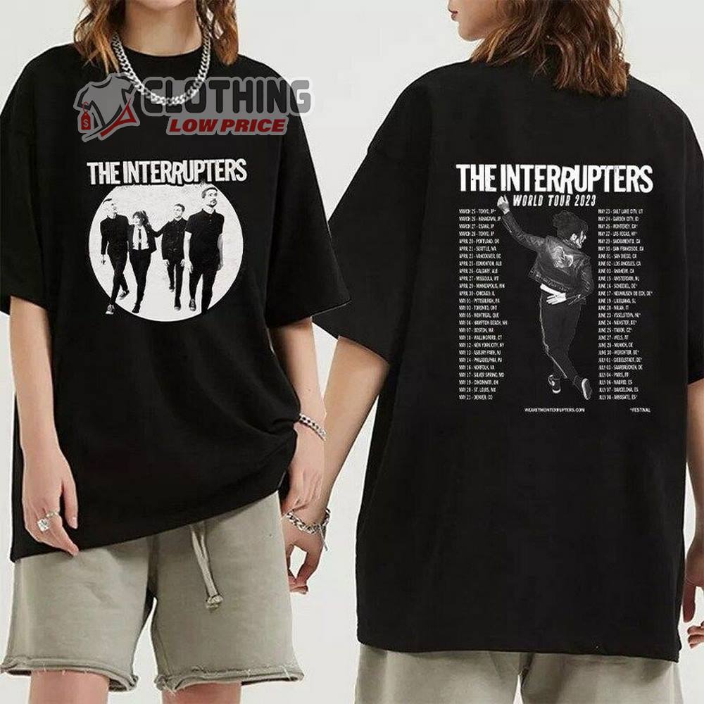 The Interrupters World Tour 2023 Shirt, The Interrupters Band Merch For Fan