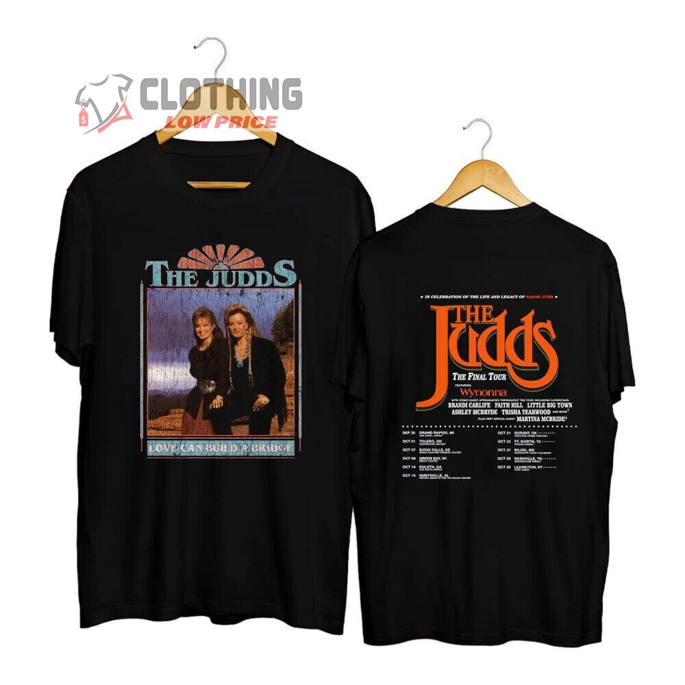 The Judds Final Tour 2022 Setlist Merch, The Judds Monarch Grandpa Songs T-Shirt