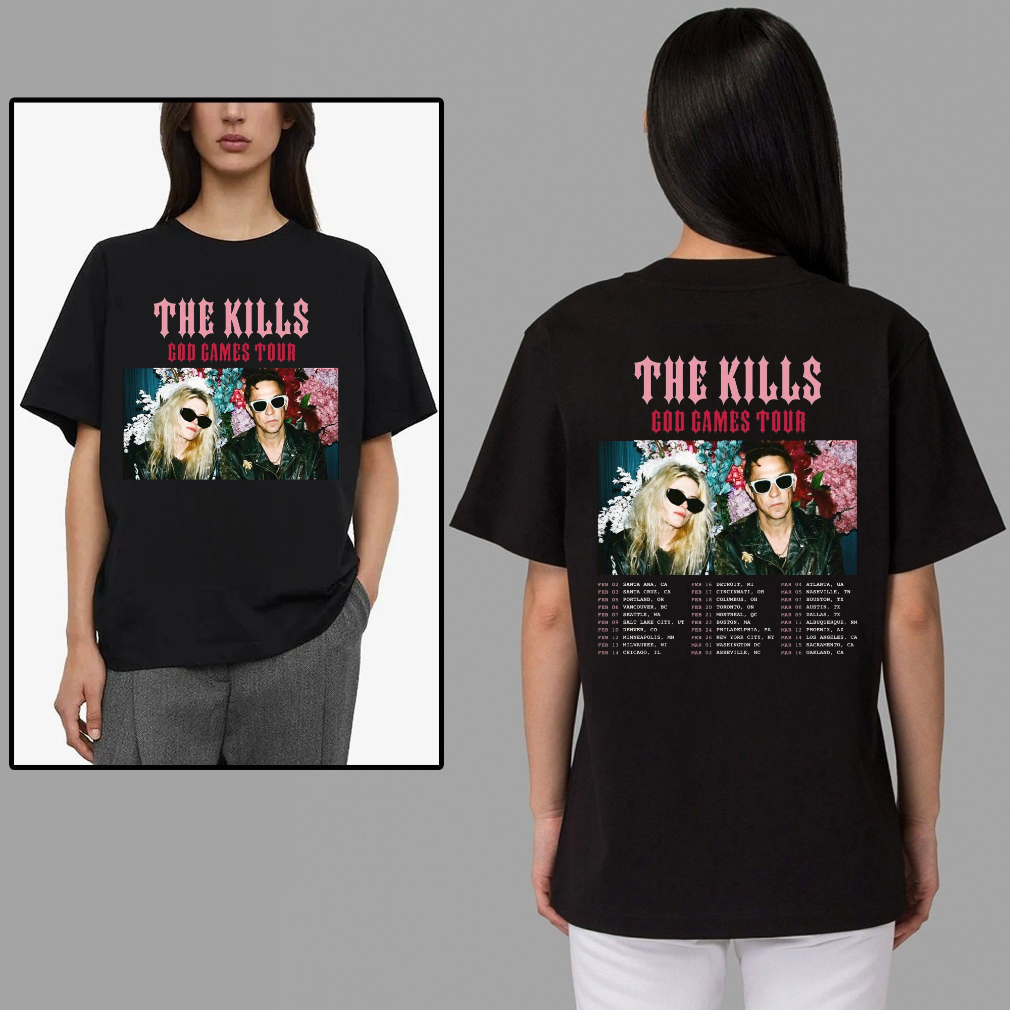 The Kills God Games Tour 2024 Merch, The Kills New Song Wasterpiece Shirt, The Kills Tour Dates 2024 T-Shirt