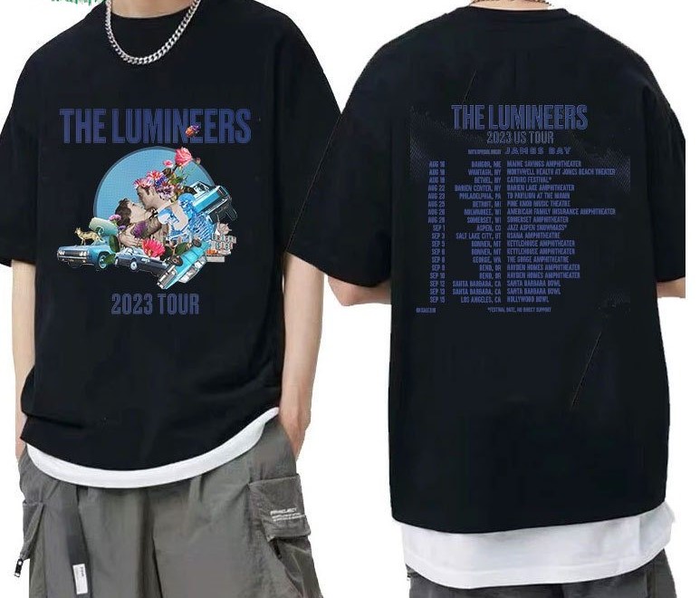 The Lumineers 2023 Us Tour Shirt, Lumineers Tour 2023 Usa Shirt, Ticketmaster Lumineers Gift For Fan