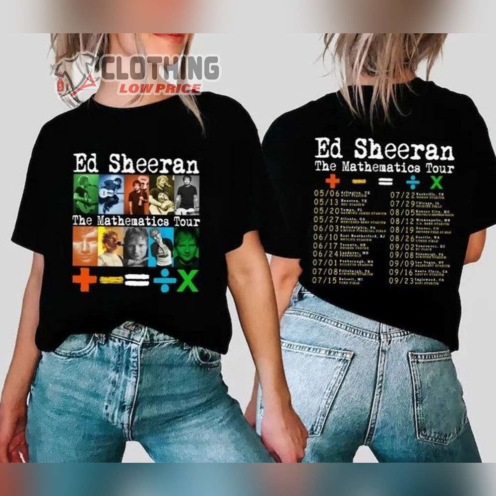 The Mathematics Ed Sheeran Shirt, Ed Sheeran World Tour 2023 Shirt